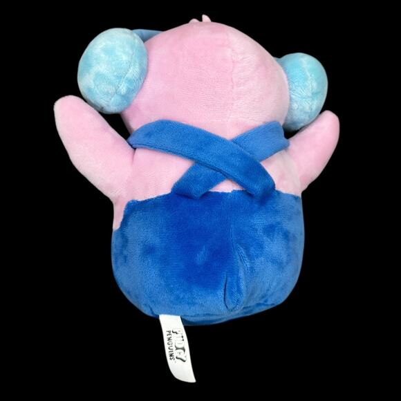 Pud Gy Pink Penguin Blue Earmuffs Plush Soft Toy Stuffed Animal - Picture 5 of 7